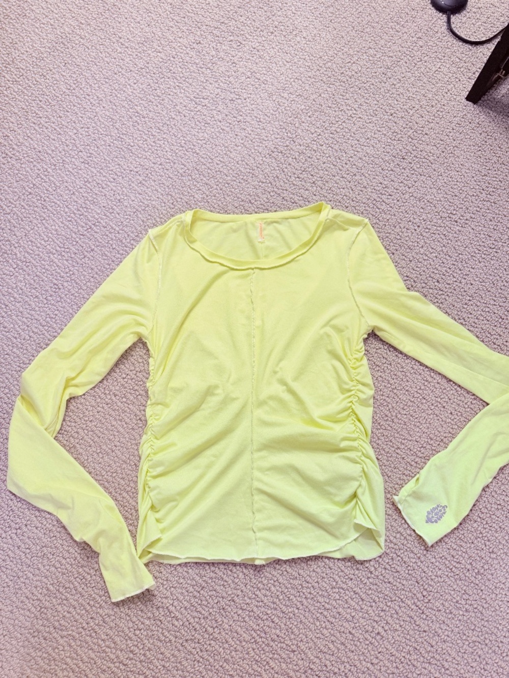 FP Movement Right On Run Long Sleeve Sour Citrus XS